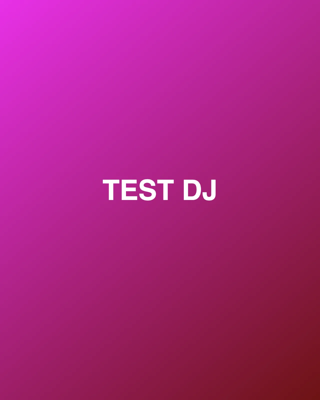 DJ Test Aurora behind the decks under pink lights